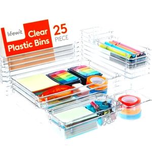 Lifewit 25 piece drawers organizer set